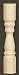 Dollhouse Miniature Veranda Spindle