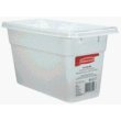 RUBBERMAID 2862-RD-WHT PLASTIC ICE BIN 12"x5.5"x12.75" - WHITE