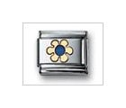 Daisy No Stem Blue Classic Enamel, Italian Charm by Nomination Charms
