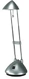 Lite Source LS-2606SILV Extender Halogen Desk Lamp, Silver