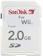 SanDisk Wii 2GB Secure Digital SD Gaming Memory Card - Bulk Packaging
