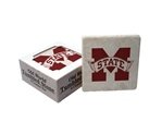 Mississippi State Bulldogs Stone Coaster Set