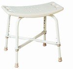 Deluxe Aluminum Adjustable Height Bath Bench (without back)