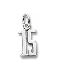 Number 15 Charm