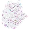 Cup Sequins 5mm - White P&P included in Price