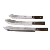 Click here to buy 14 Carbon Steel Butcher Knife by Ontario Knife.