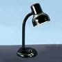 Catalina Lighting W1300BLK Gooseneck Desk Lamp with Metal Shade, 16 High, Black