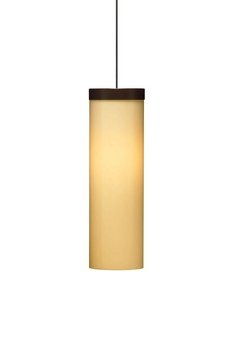 Tech Lighting 700MOMHUDLZ-LED Hudson - One Light MonoRail Mini Pendant, Antique Bronze Finish with Latte Glass - LED Lamping