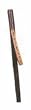 54" Tracker Series<small><sup>TM</small></sup> Hickory Adult Hiking and Walking Stick with Paw Print Leather Strap
