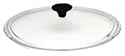 Le Creuset Glass Flat Lid for Cast Iron Frying Pan, 26 cm