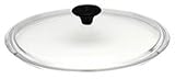 from Le Creuset Le Creuset Glass Flat Lid for Cast Iron Frying Pan, 26 cm (Model 370582630)