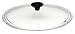 Le Creuset Glass Flat Lid for Cast Iron Frying Pan, 26 cm