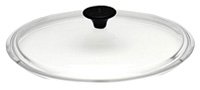 Le Creuset Glass Flat Lid for Cast Iron Frying Pan, 26 cm
