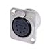Whirlwind NC5FD-L-1-B Connector - XLR - Neutrik female chassis 5.