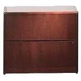 92000 Series Two-Drawer Locking Lateral File, Mahogany, 36wx20dx29-7/8h
