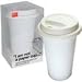 Kitchen & Housewares : DCI I Am Not a Paper Cup 10-Ounce Porcelain Travel Cup with Lid