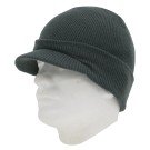 New Charcoal Cuff Beanie Visor Jeep Cap