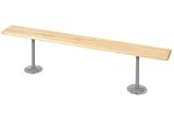 Maple Hardwood Locker Bench 17 X 9-1/2 X 10'