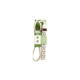 Coleman Cable 04617 6-Outlet Surge Protector with 4-Feet Cord by Coleman Cable