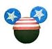 Mickey 4th of July Antenna Ball Topper