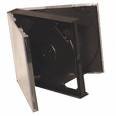 25x 6 way cd jewel case case black
