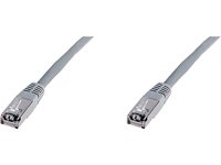 DIGITUS 10x Patch Kabel SF-UTP CAT5E 3m AWG 26/7 2xRJ-45 grau Preisvergleich