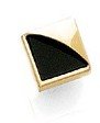 14K Gold Onyx Tie Tack