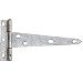 3IN ZNC LT DTY RIVETED T-HINGE