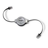 Retractable Modem Cable RJ11M RJ11M 4.3 by 