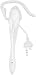 Nintendo DS Lite Clip On Headset - White