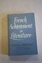 French achievement in literature