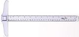 Alvin D346PMI T-square Trans Plastic 18in