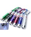 6-Pack of 3-IN-1 Strong Red Presentation Key Chain Laser Pointers - by BAFX Products - Colors per pack will vary. May come in: Red / Black / Silver / Green / Purple / Blue