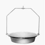Penn Scale Deep Aluminum Scoop with Bows - 12'' x 3''