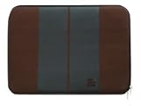 PSN GT Racing Sleeve30.5- 33.8 cm 12-13.3 Zoll Laptopschutz aus Neopren  Braun mit 2 schwarzen Streifen Laptop u MacBook