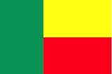 3 x 5 Feet Benin Poly - indoor International Flag Made in US.