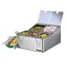 San Jamar FP9125FL EZ-Chill Stainless Steel Self-Service Center, 12-3/4" Width x 8" Height x 16-1/4" Depth