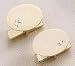 14K Gold 2 Point Diamond Cuff Links