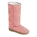 Women's Minnetonka 14 Genuine Sheepskin Pug Boots - Pink Sheepskin