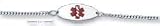 Sterling Silver 5 Inch Child Alert Id Bracelet
