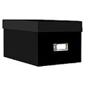Furniture online: Pioneer Photo CD & DVD Storage Box with Black Exterior, Holds 21 CDs & 10 DVDs