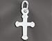 Small Silver Cross Charm