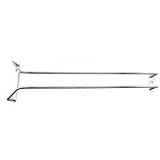 Glass Hanger Rack - Chrome - 9 3/4L