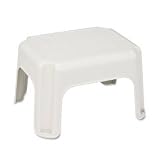 Step Stool, Economy, Non-Skid, Stackable, Almond RUB42006