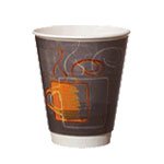 Insulair Hot Cups, 12 oz, Aroma Design with EcoSmart Case of 600 Cups