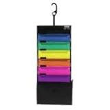 Hanging Organizer, Desk Free, 8 Cascading Pockets, Assorted ESS52897