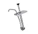 Fountain Pump, SS, For 10 in Jars, Slanted Rail, NSF