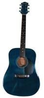 Main Street Dreadnought Acoustic Transparent Blue