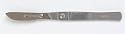 Screw-Lock Blade Scalpel; Stainless steel; Includes No. 22 blade
