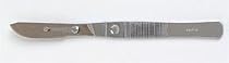 Screw-Lock Blade Scalpel; Stainless steel; Includes No. 22 blade